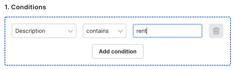 set conditions