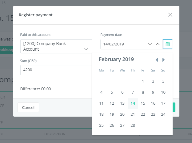 how to register the payment of a customer invoice bokio how to make a good invoice