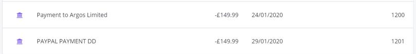 duplicate transactions