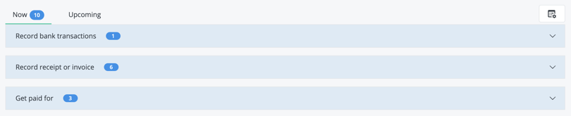 reorder things to do