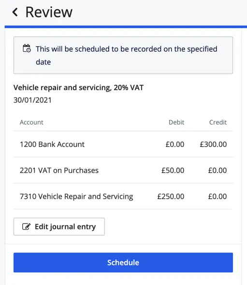 VAT calculated