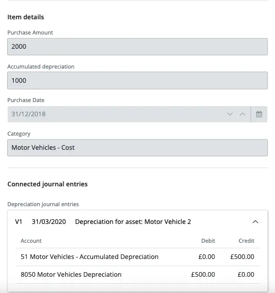 depreciation journal entry