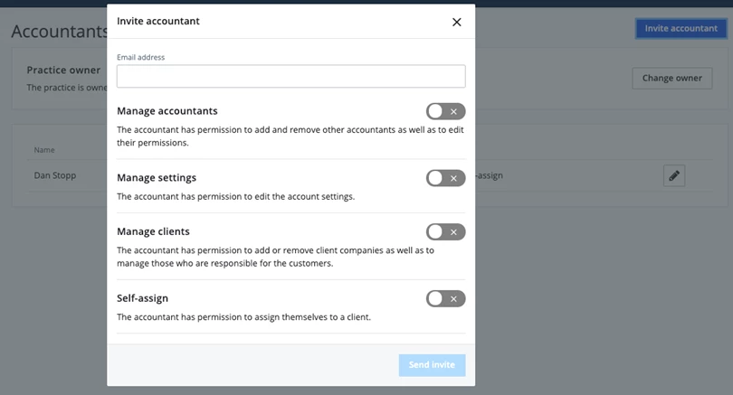 select permissions for your colleagues