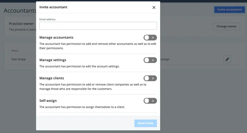 select permissions for your colleagues