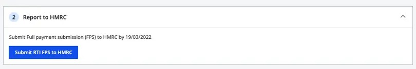 submit RTI FPS to HMRC